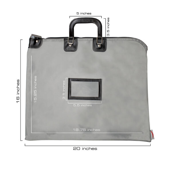 HIPPA Bag with handles measurements