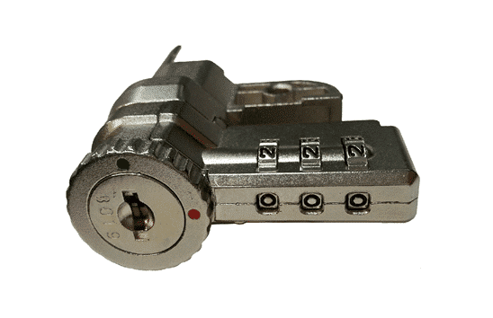 Combination keyed lock