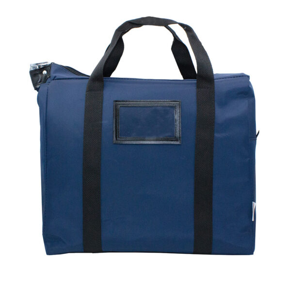 Briefcase Locking Courier Bags 18x14x5 Navy Front