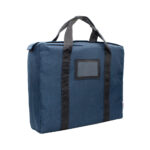 Fire Resistant Briefcase Bag 18x14x4 Navy Side