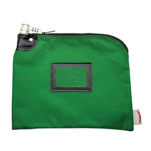 Locking Bank Bag Kelly Green Front.jpg