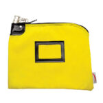Locking Bank Bag 1000 Denier Nylon Combo Lock Yellow Front.jpg