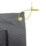 transit bag with zip ties